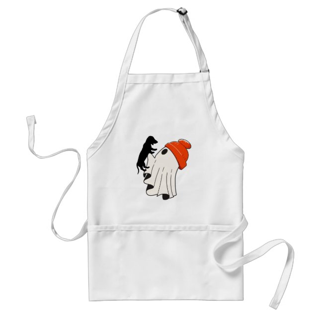 Avental Cute Ghost Dachshund Lover (Frente)