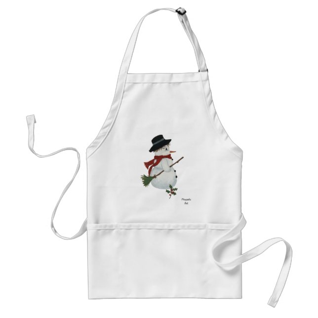 Avental Cute Snowman Apron (Frente)