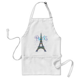 Avental da fantasia da torre Eiffel