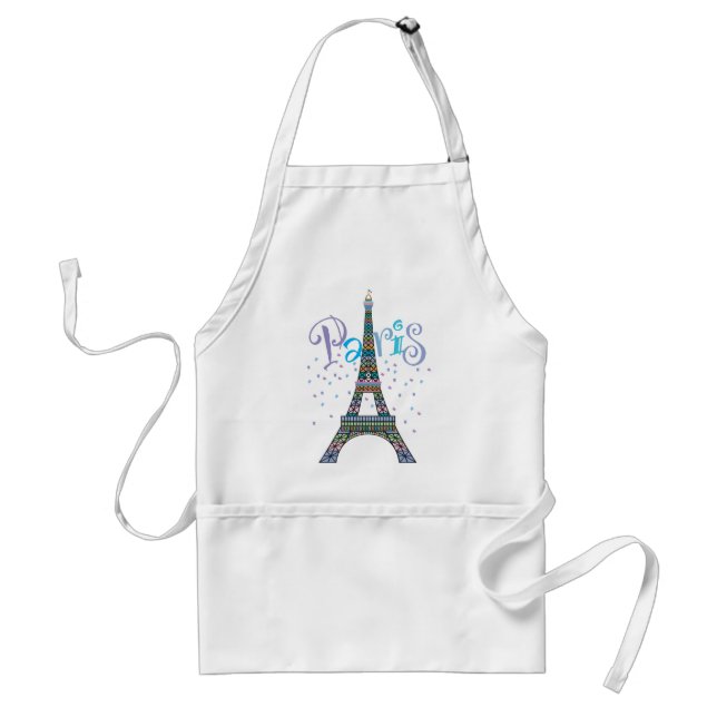 Avental da fantasia da torre Eiffel (Frente)