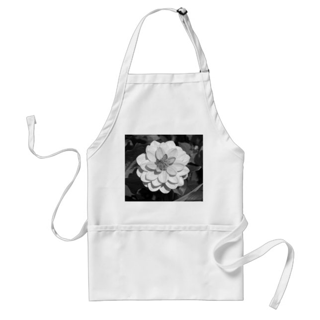 Avental Dahlia 'David Howard' B&W (Frente)