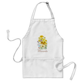 Avental Daisies Personalizadas Apron