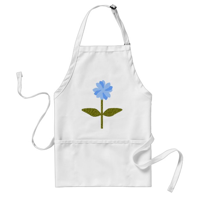Avental Daisy Flower Bonito Apron Azul (Frente)