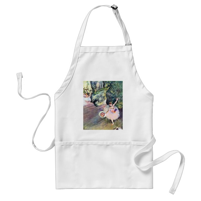 Avental Dançarina com um Buquê de Flores por Edgar Degas (Frente)