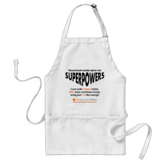 Avental das superpotências do cozinhar