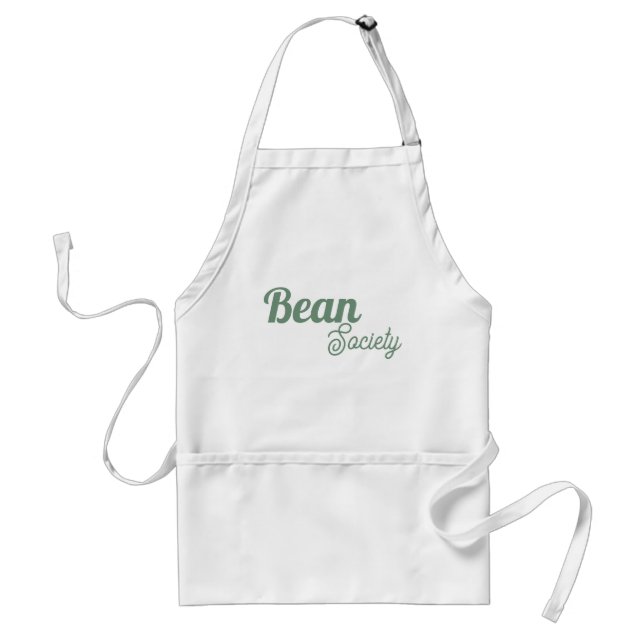 Avental de Café Bean Society Green Script Coffee (Frente)