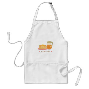 Avental de café da manhã de panqueca Kawaii e xaro