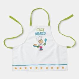 Avental de Chef de Panqueca Personalizado para Cri
