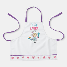 Avental de Chef de Panqueca Personalizado para Cri