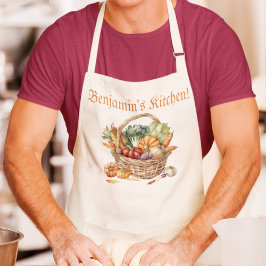 Avental de Cozinha de Chef Personalizado de Outono