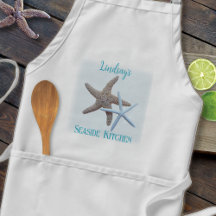 Avental de Cozinha de Praia Personalizado Estrela 