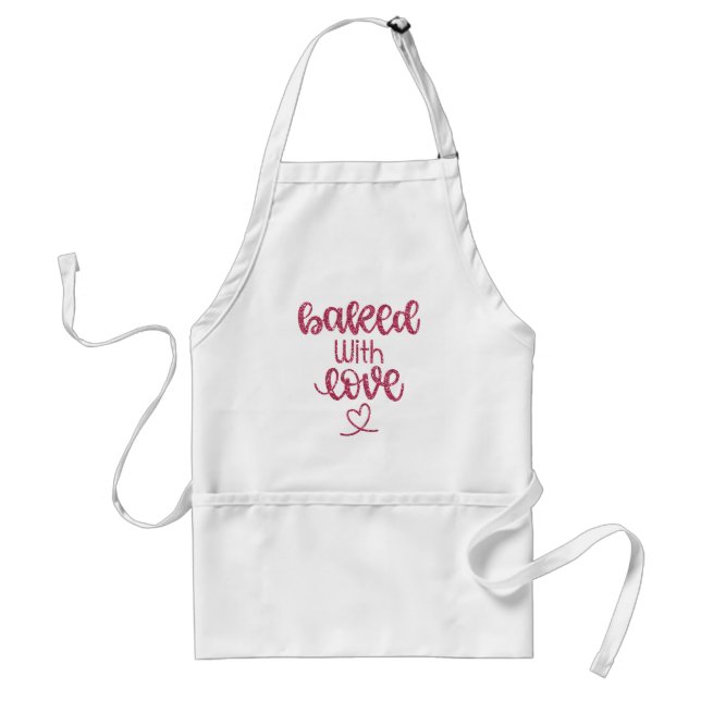 Avental de Cozinha Fofo Feito Com Amor (Frente)