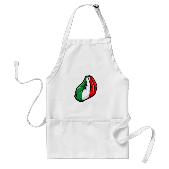 Avental de Gestos Italianos (Frente)