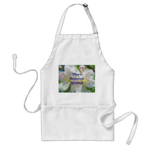 Avental de Mãe Caseiro Delicioso! Flores de Maçã