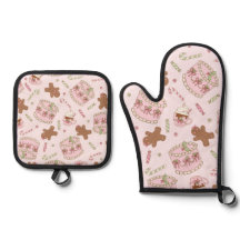 Avental de Natal Bolo Pastel Rosa Aconchegante & L