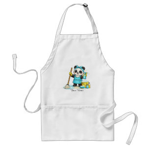 Avental de Panda Limpeza Fofo Kawaii