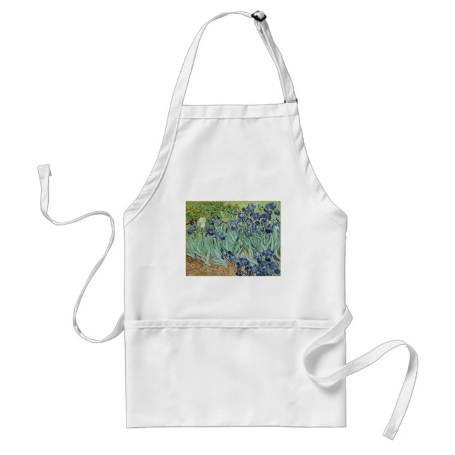 Avental De Van Gogh vida ainda: Vaso com íris (Frente)