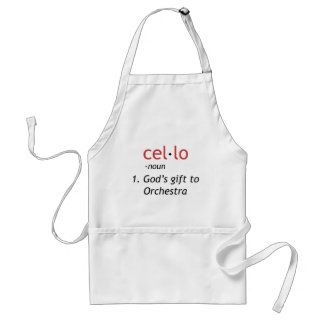 Avental Definição Cello