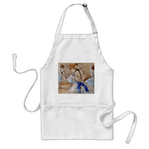 Avental Degas Dancer com Faixa Azul