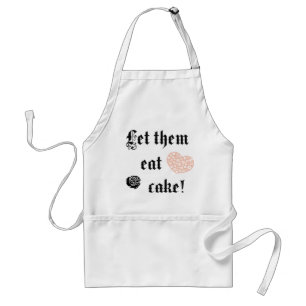 Avental Deixe-os comer o bolo