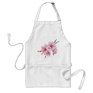 Avental Delicar Blossomas de Cereja de Aquarela