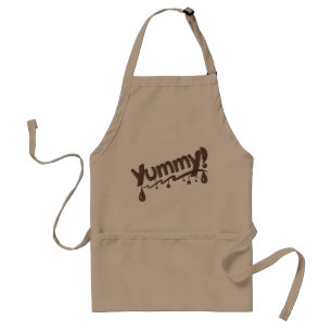 Avental Delicioso Design de texto de Chocolate "Iummy"