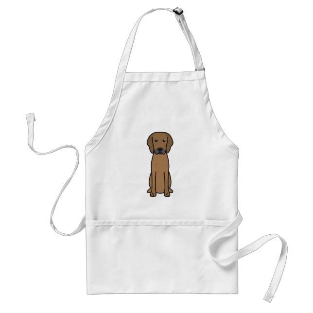 Avental Desenhos animados do cão de Rhodesian Ridgeback (Frente)