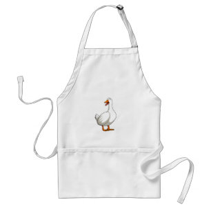 Avental Design de Pato Fofo para Homens Amantes de Aves Aq