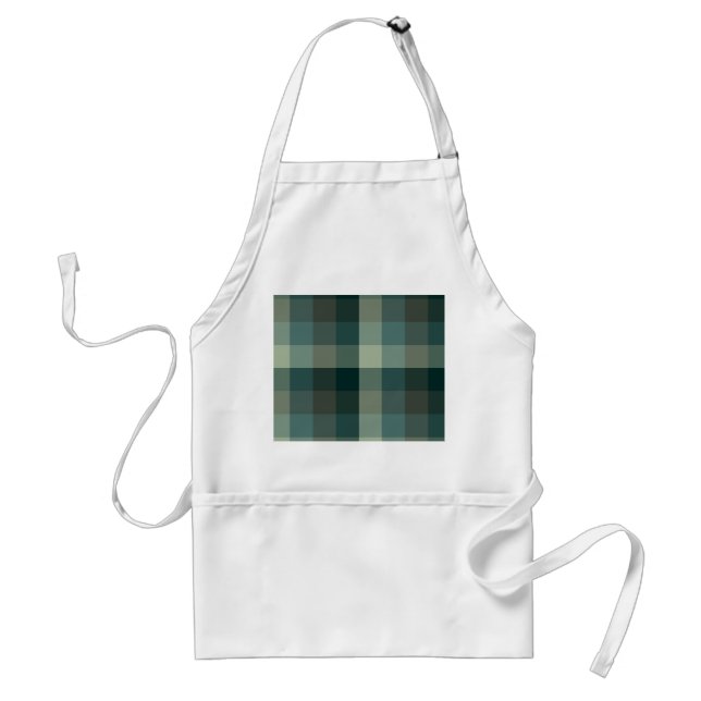 Avental Design Xadrez Gingham Verde  (Frente)
