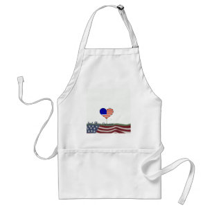 Avental deus abençoe America Apron