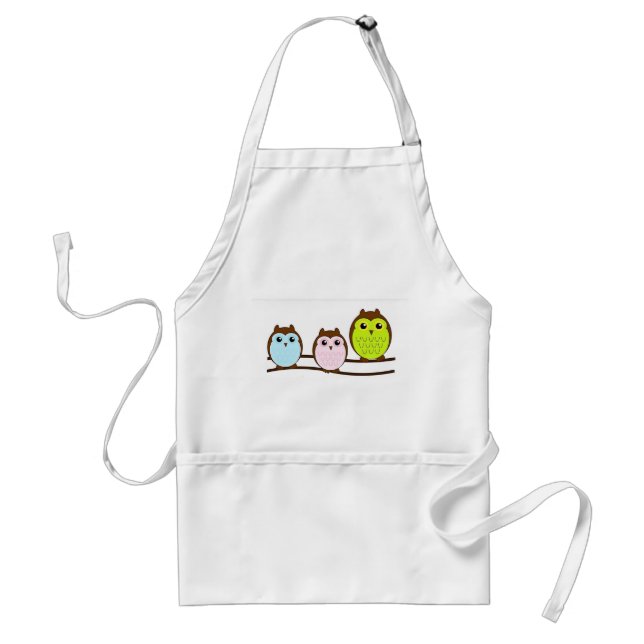 Avental Dia de as mães Kitchen Apron Owl (Frente)