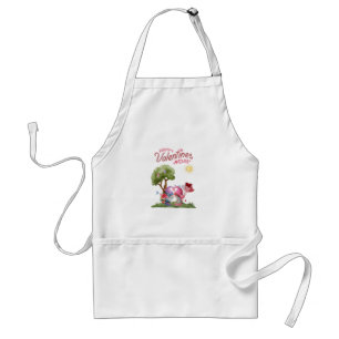 Avental Dia de os namorados Watercolor Gnome Casal Apron
