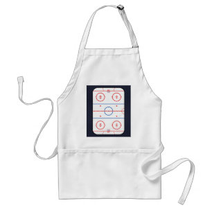 Avental Diagrama da tinta de hóquei no estilo de fibra de