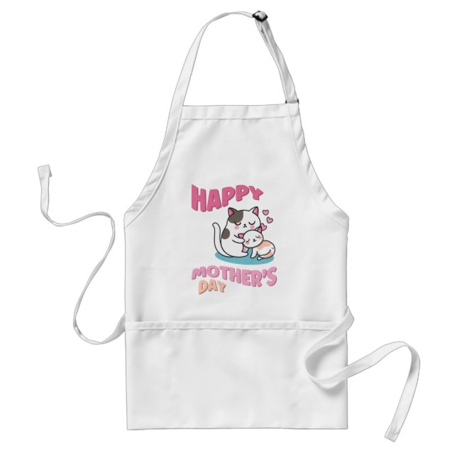 Avental Dias de as mães, estilo kawaii (Frente)