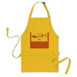 Avental "DIG"; Gardening Dog Apron