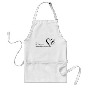 Avental do logotipo de HandPrint