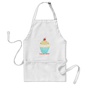 Avental do padeiro do cupcake