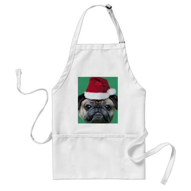 Avental do pug do Natal (Frente)