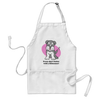 Avental do Schnauzer dos desenhos animados
