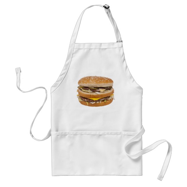 Avental dobro do cheeseburger (Frente)
