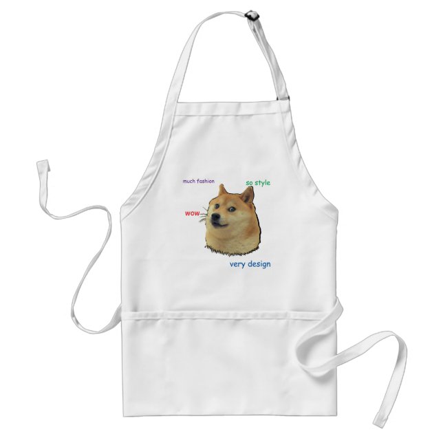 Avental Doge.  Assim Shibe (Frente)