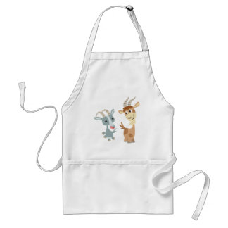 Avental Dois Bons Cartoons Felizes Vai Apron