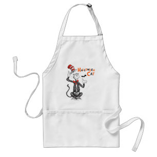 Avental Dr. Seuss   Gato no Chapéu de Halloween