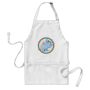Avental Dr. Seuss Horton Ouve Um Quem Pontos Polka Laranja