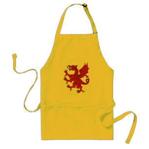 Avental Dragon Rampant Gules