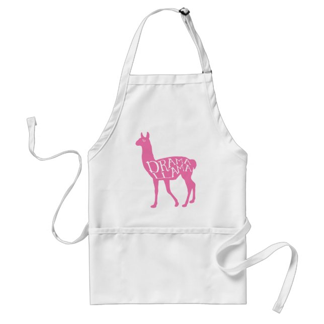 Avental Drama Rosa Llama Apron (Frente)