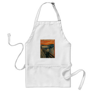 Avental Edvard Munch Pintando O Gritar (Skrik) 1893