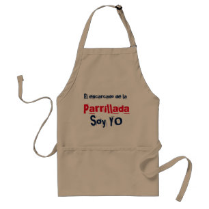 Avental el encargado de la parrillada soy yo apron