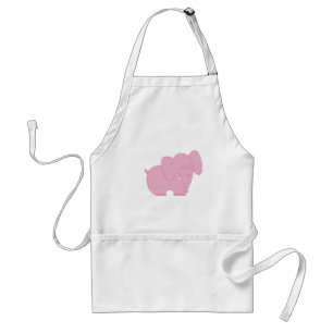 Avental Elefante Doce (Rosa)