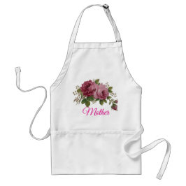 Avental Elegância Repolho Vintage Rosa